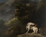 A Lion Attacking a Horse George Stubbs